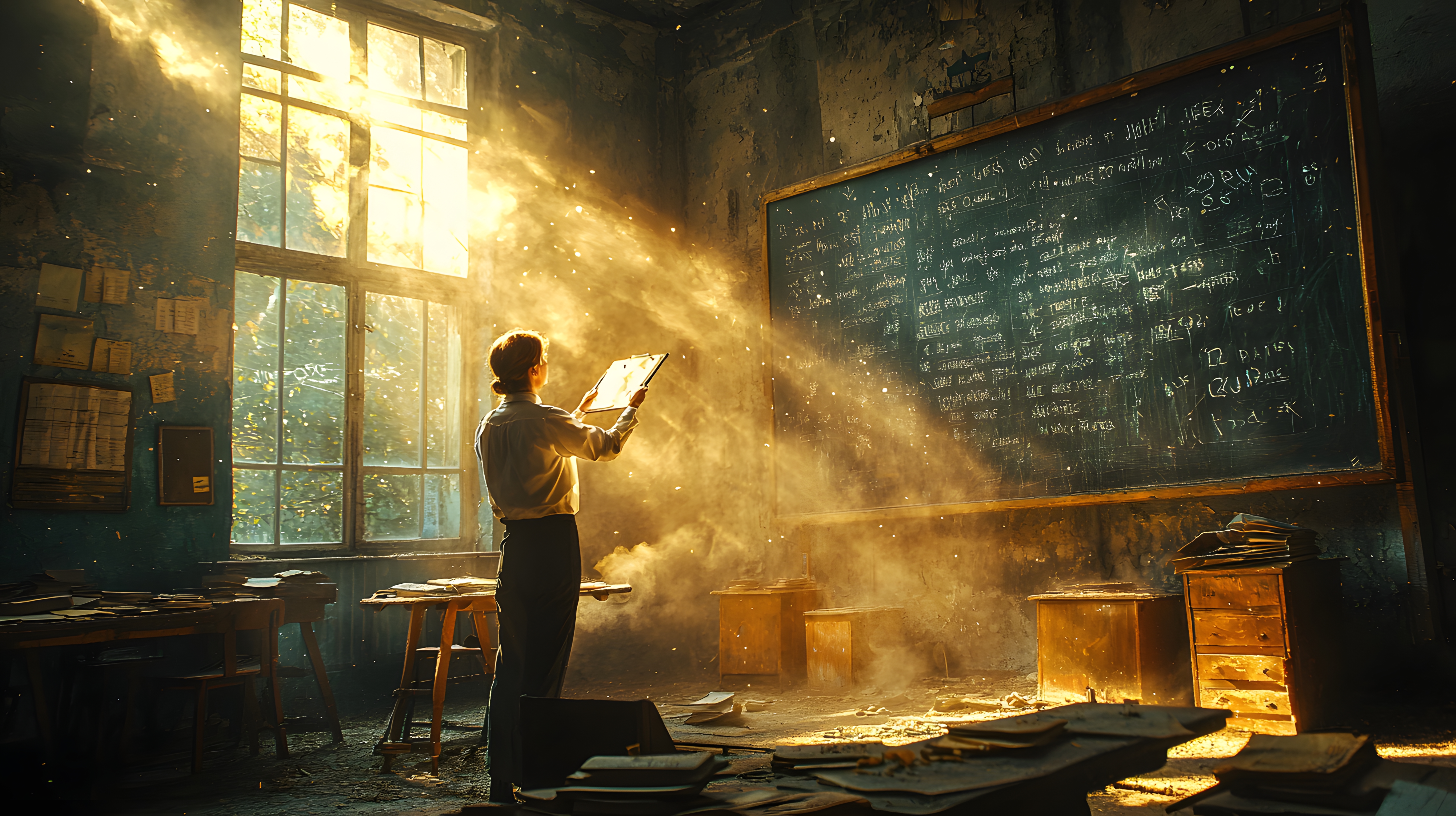 Zamegljena učilnica